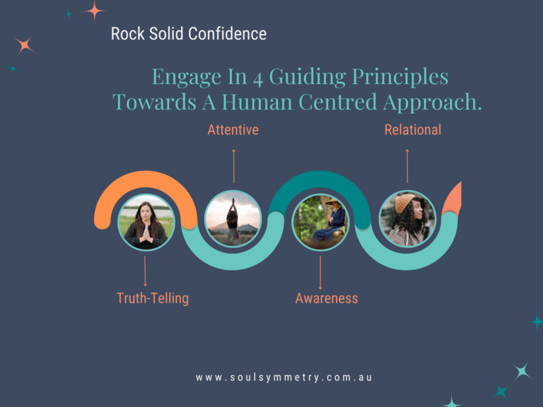 Rock Solid Confidence: Engage In 4 Guiding Principles Towards A Human Centred Approach